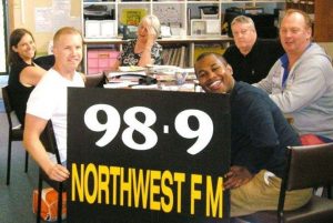 Radio Trainees at the studio